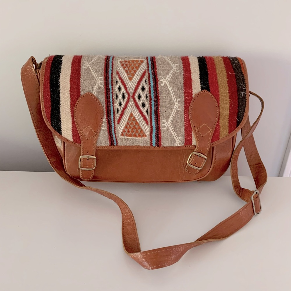 Handmade Tunisian Leather Laptop Satchel